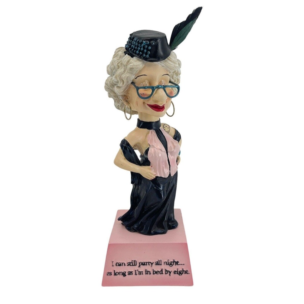 Biddys 12848 Party All Night Bobblehead Figurine Westland Giftware 2007 Novelty